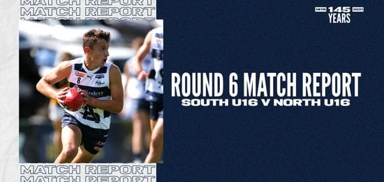 Under-16 Match Report: Round 6 vs North Adelaide
